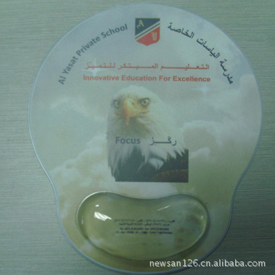 心形入油液体鼠标垫 创意与舒适的完美融合，中晨电子礼品厂家直销